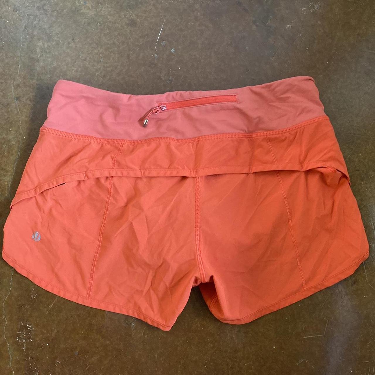 Lululemon speed up shorts!! Low rise, really unique... - Depop