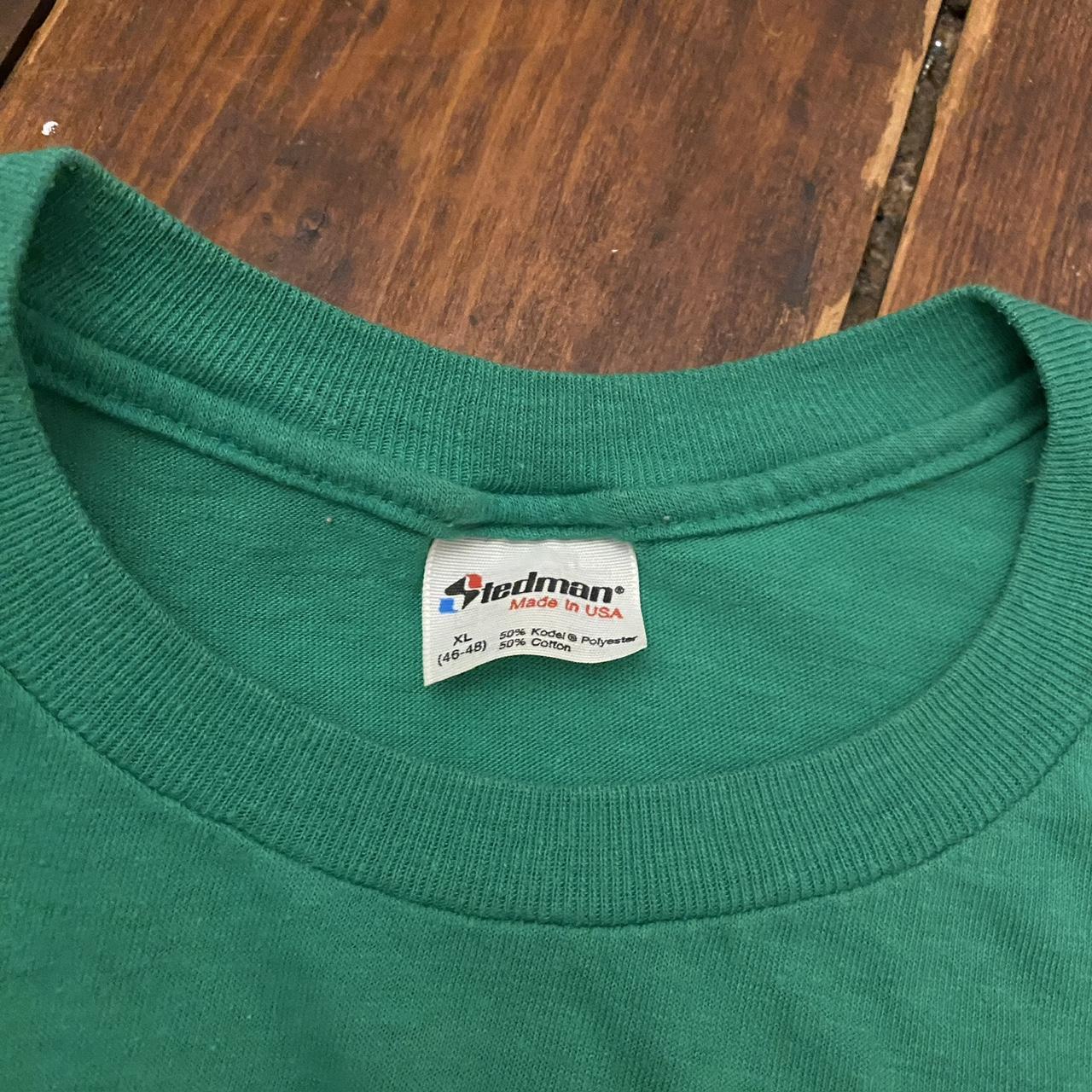 Vintage Teamwork Tee - Emerald Green Tagged XL,... - Depop