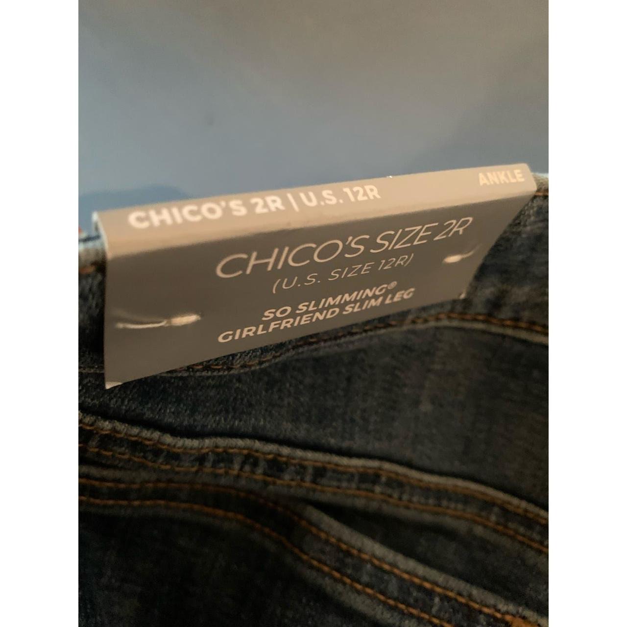 Chicos So Slimming Girlfriend Slim Leg Ankle Jeans - Depop