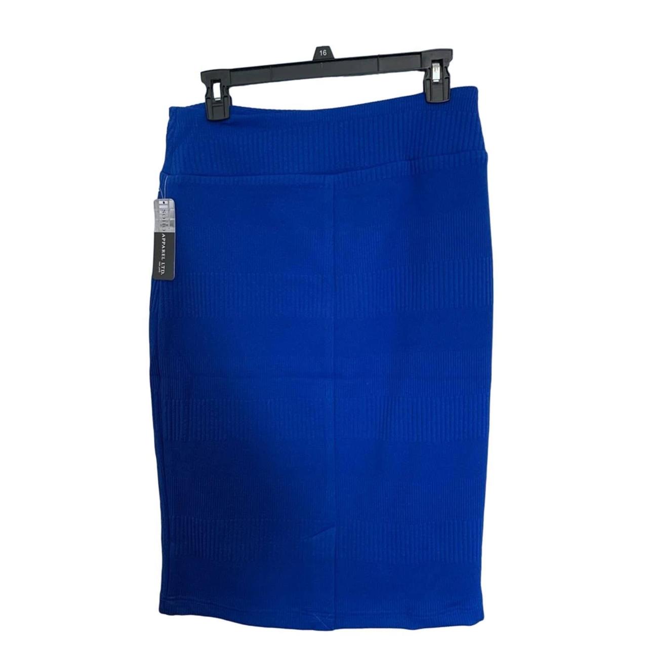 Sweater skirt by Soho Apparel size small blue Depop