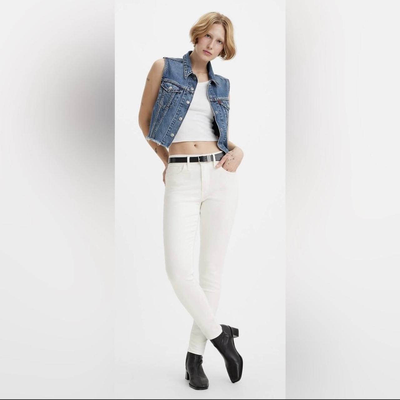 Levi's 710 white hotsell