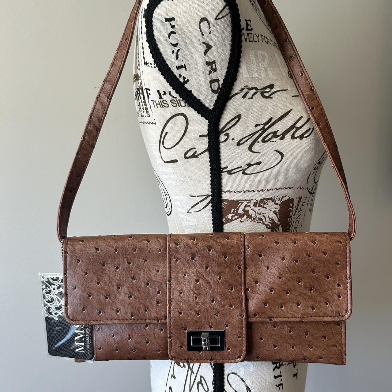 Vintage 40s 50s Genuine Ostrich Skin Waldybag Handbag With matching Co –  Brand Spanking Vintage