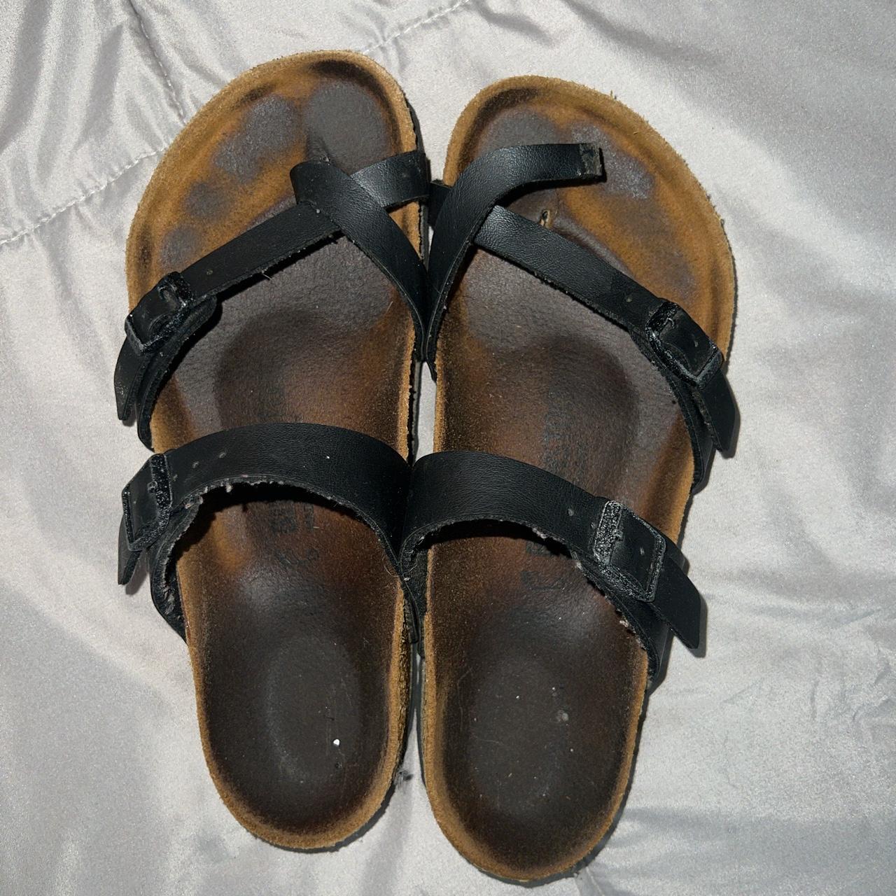 black double strap birkenstocks