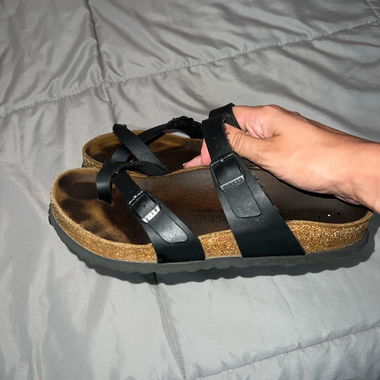 black double strap birkenstocks