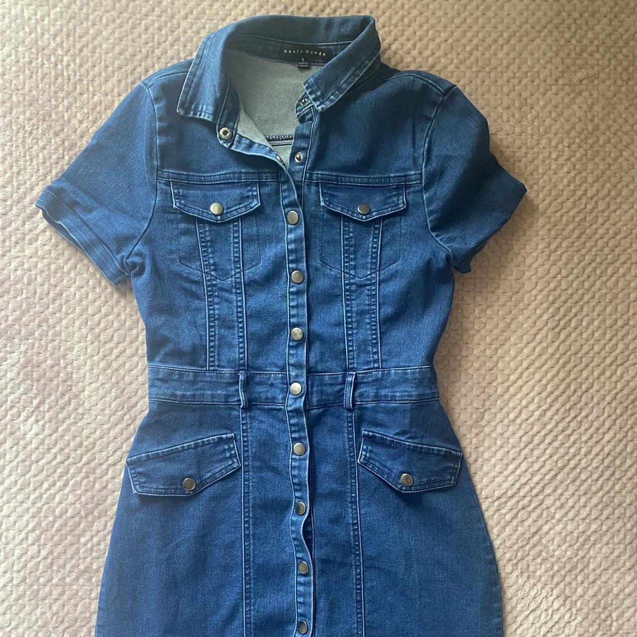 Cutest Vintage Denim Dress Size Small vintage Depop Cutest Vintage Denim Dress Size Small vintage Depop