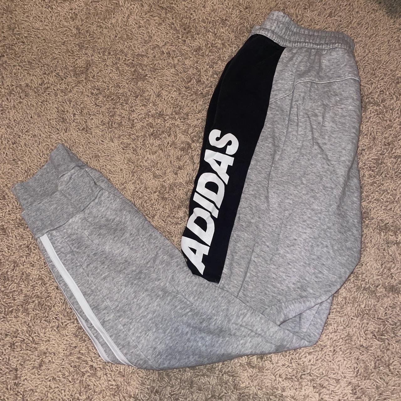 Adidas Grey sweatpants Men’s size... Depop