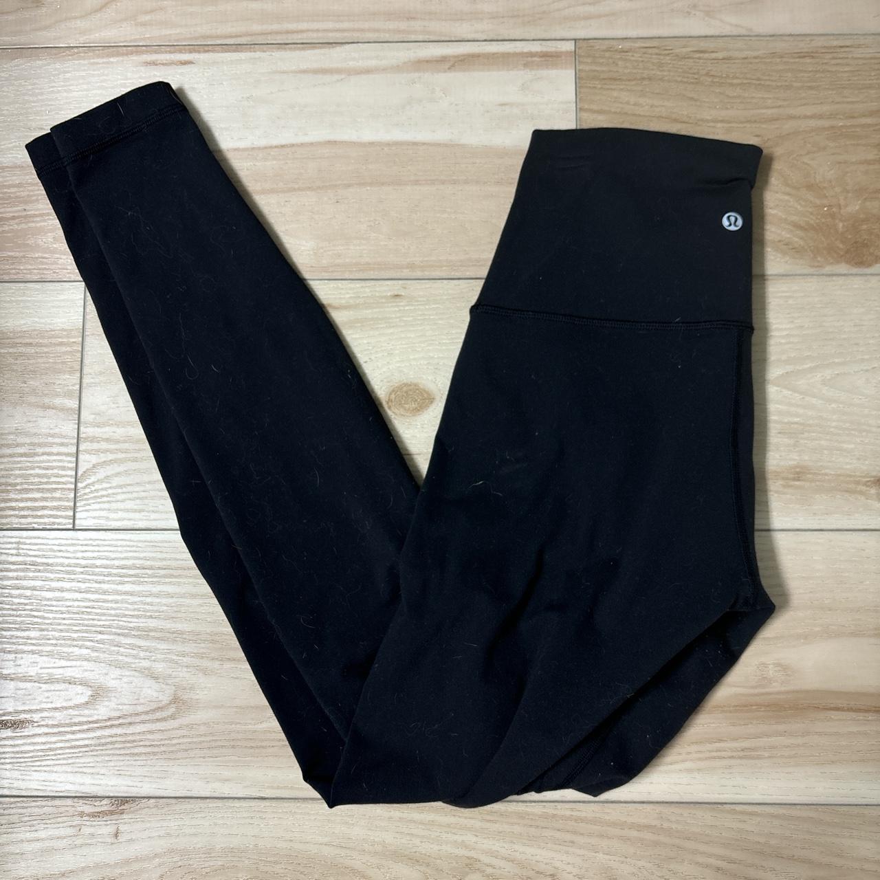 LULU Black Leggings Perfect condition! No tag but... - Depop