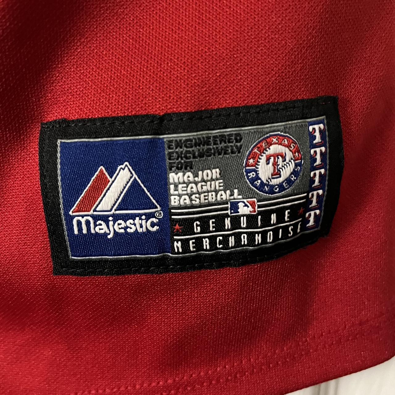 Texas Rangers Baseball Jersey Size Medium Great - Depop