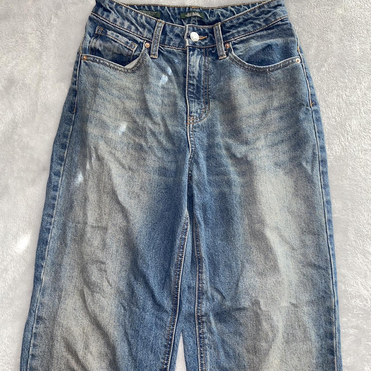 Wild Fable Women's Highest Rise 90s Straight Jeans - Depop