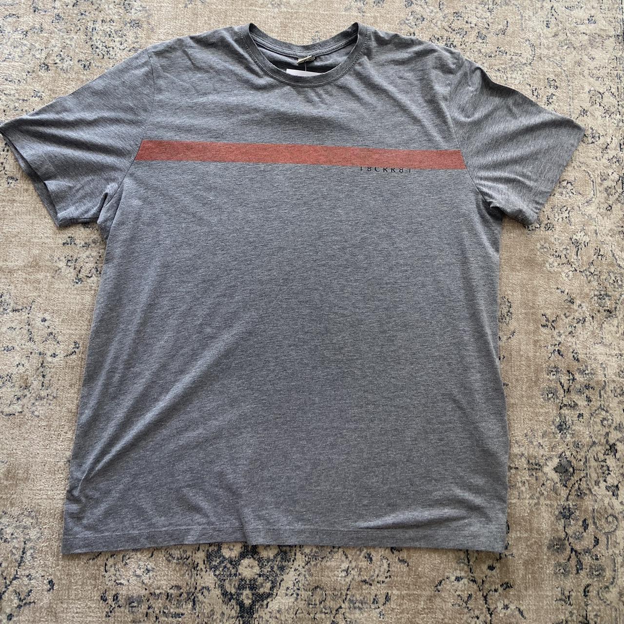 Men s Cerruti 1881 Grey Crew Neck Short Sleeve T Depop