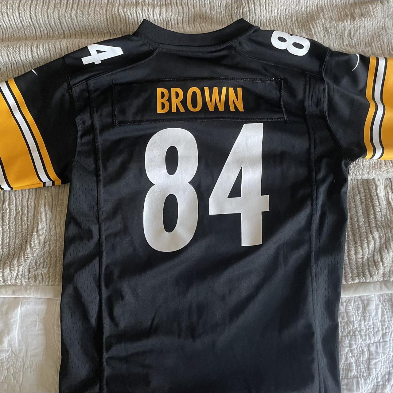 NFL Steelers Jersey Antonio Brown No. 84 Youth L - Depop