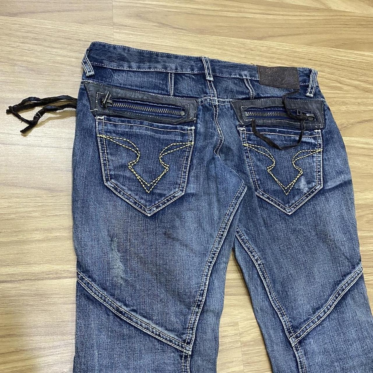 Tornadomart archive flared cargo jeans (dm me for... - Depop