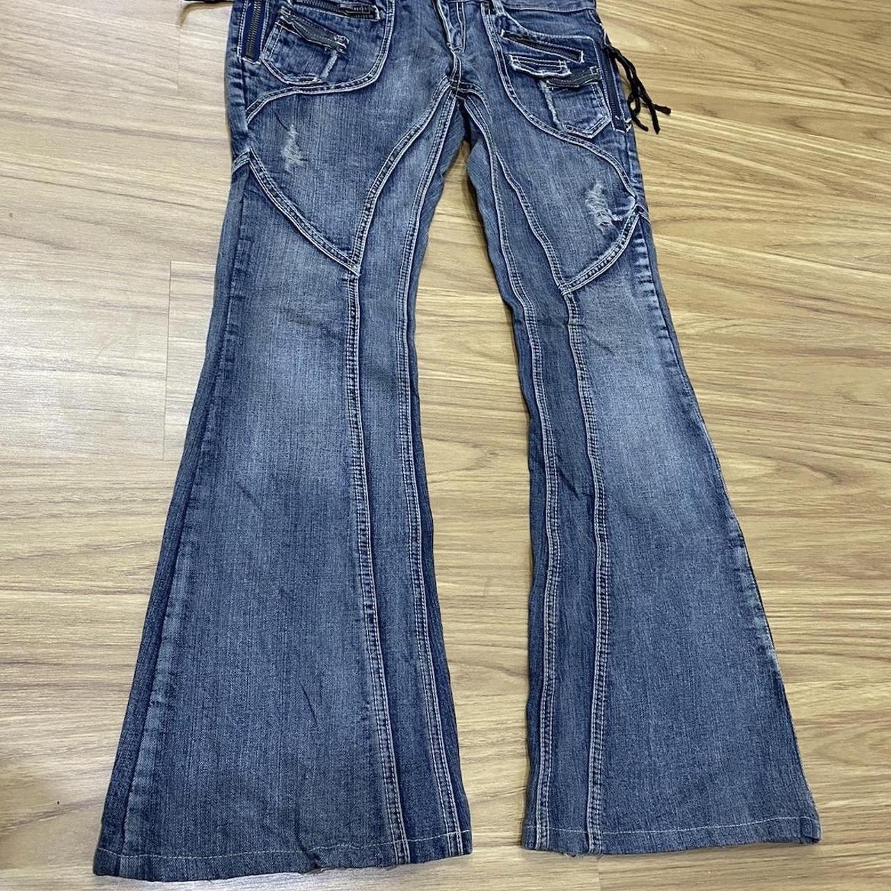 Tornadomart archive flared cargo jeans (dm me for... - Depop