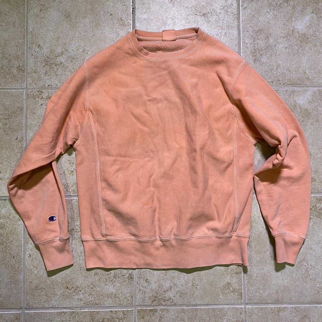 Salmon color champion clearance sweatshirt