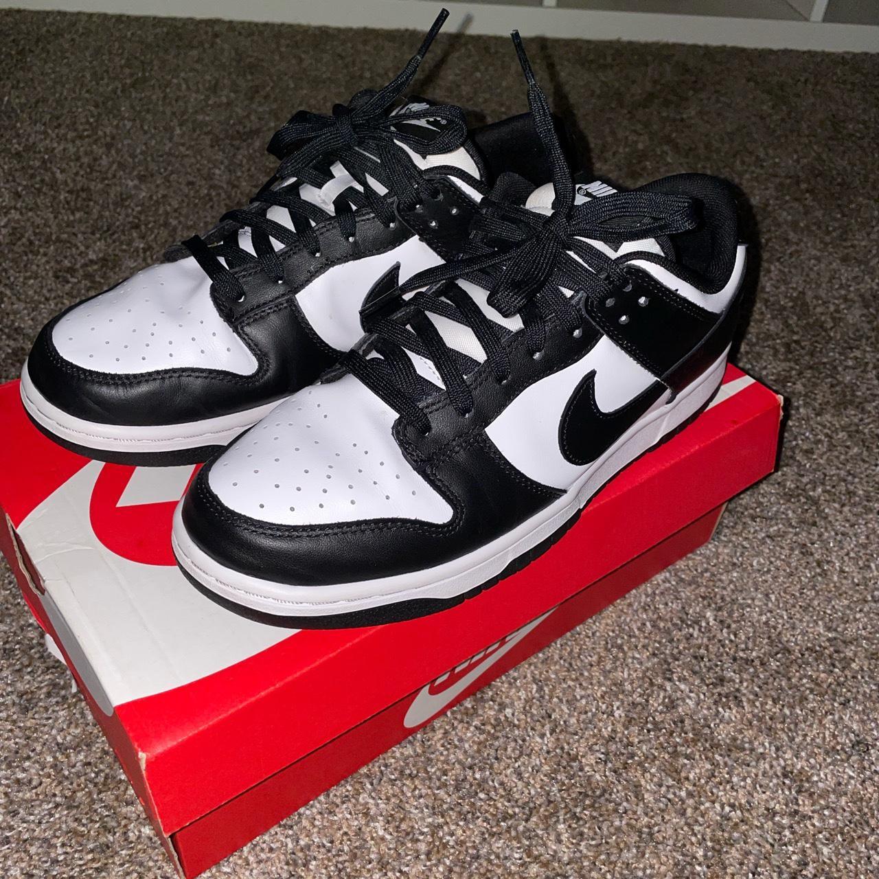 Nike Dunk Pandas Size Comes With Box Depop