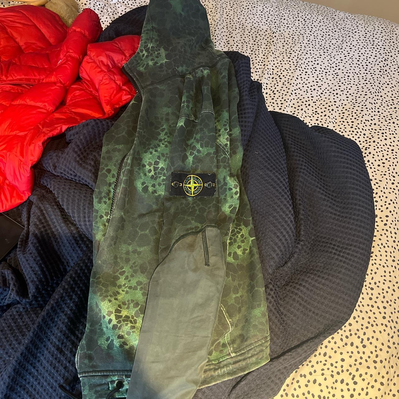 Gator camo stone island jumper extremely rare jumper... - Depop