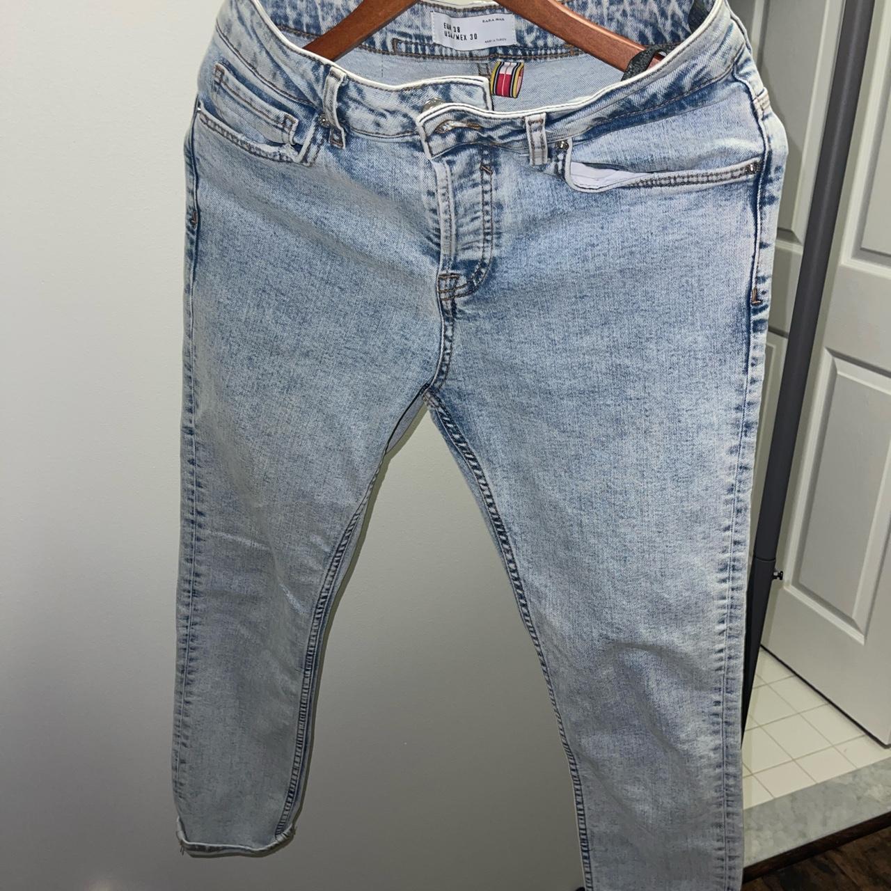 Zara Men's Blue Jeans Depop