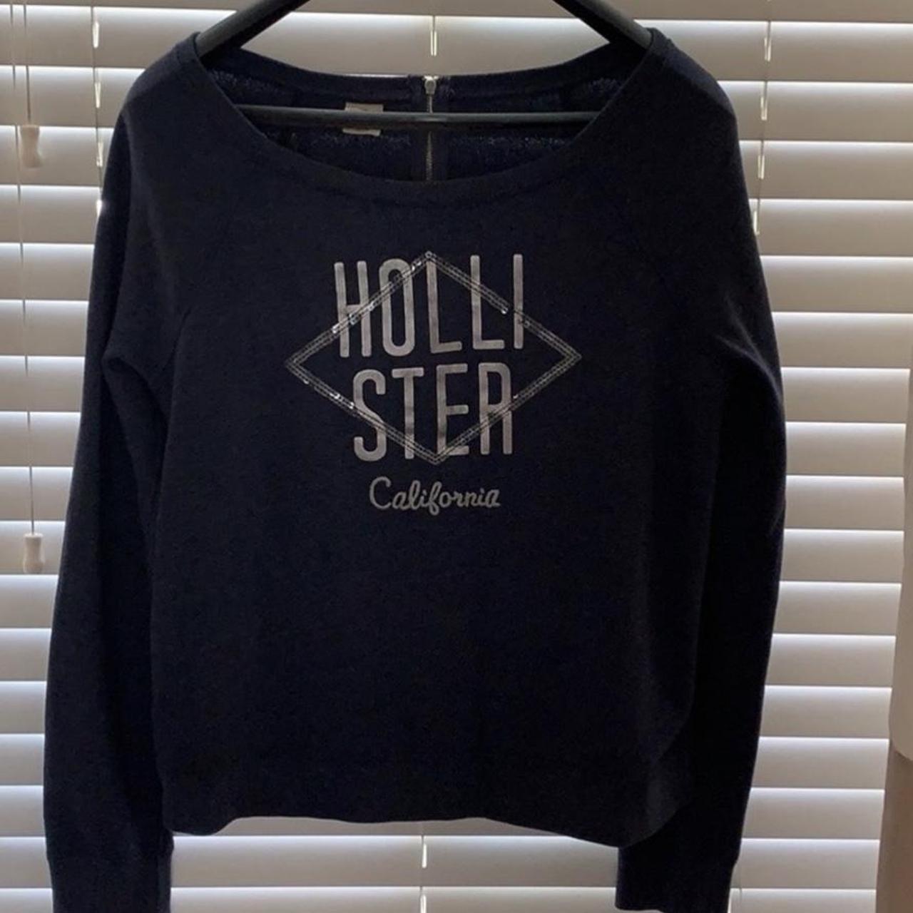 Hollister discount navy sweatshirt