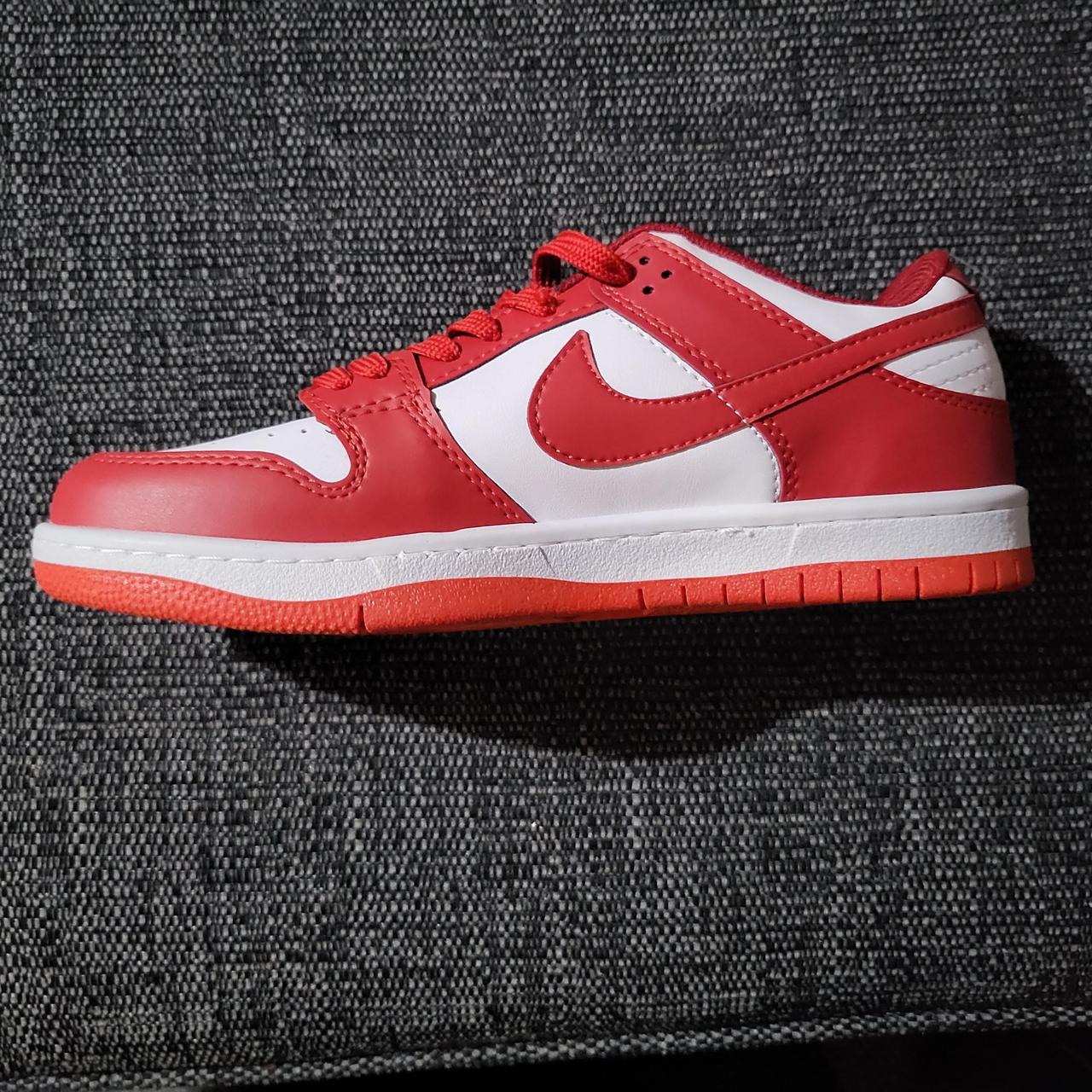 Nike uni red sbs size 9 uk offers ️ - Depop