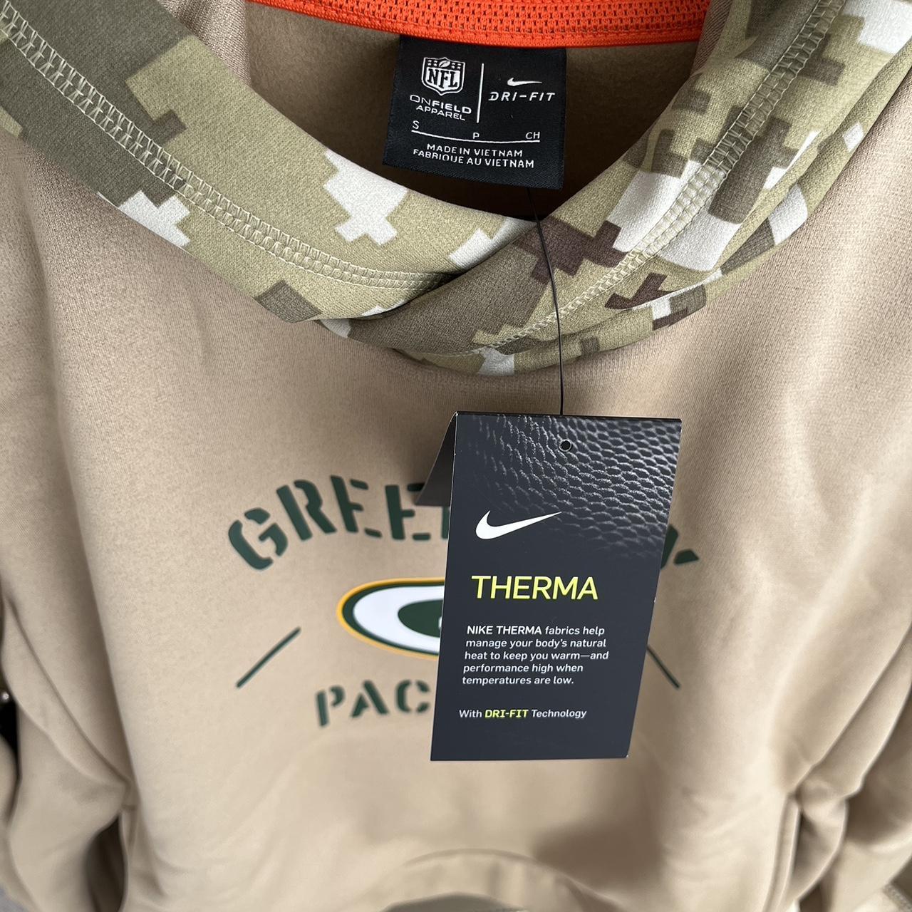 Nike Green Bay Packers NFL salute to service hoodie. - Depop