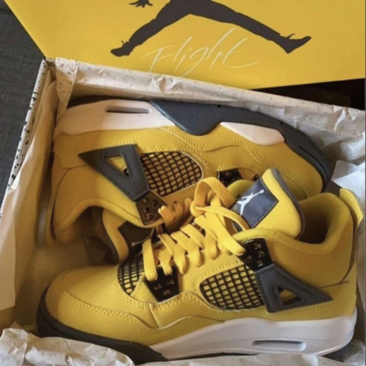 4s jordans yellow