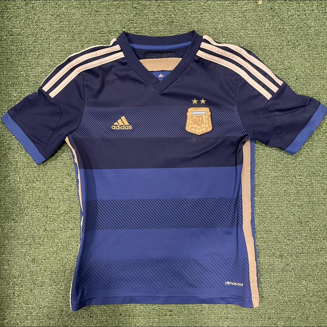 Argentina Adidas AFA Authentic Soccer Jersey Climacool