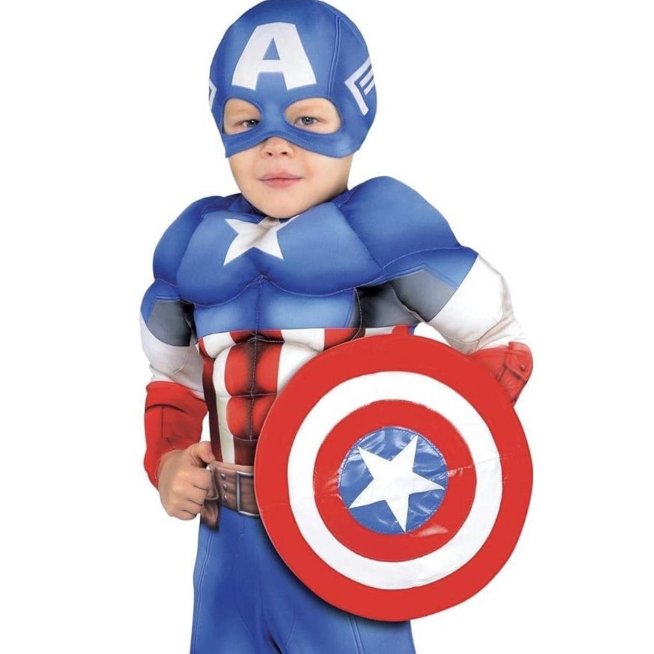 Captain America Costume (Shield Not Included) Kids’... - Depop