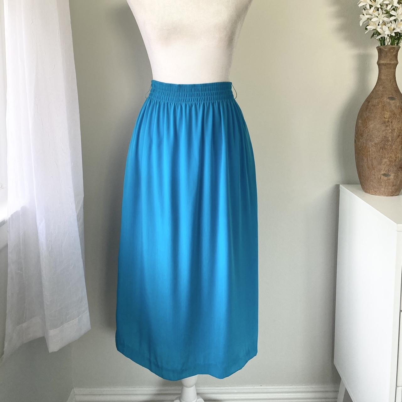 Blue on sale skirt 90s