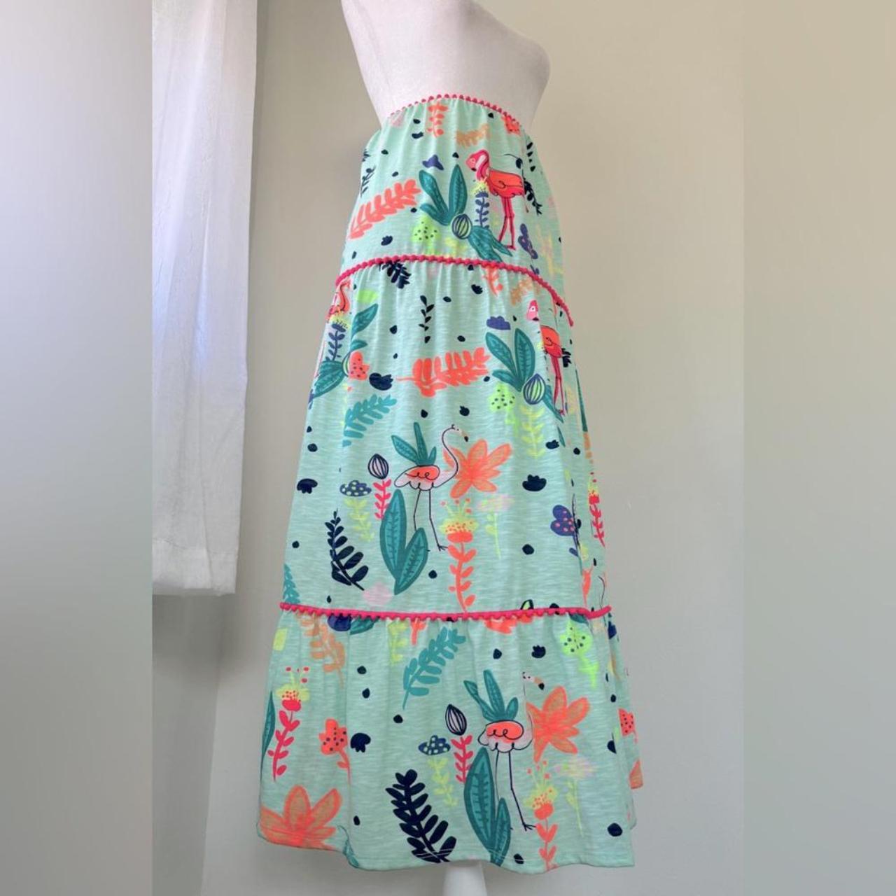 Flamingo maxi fashion skirt