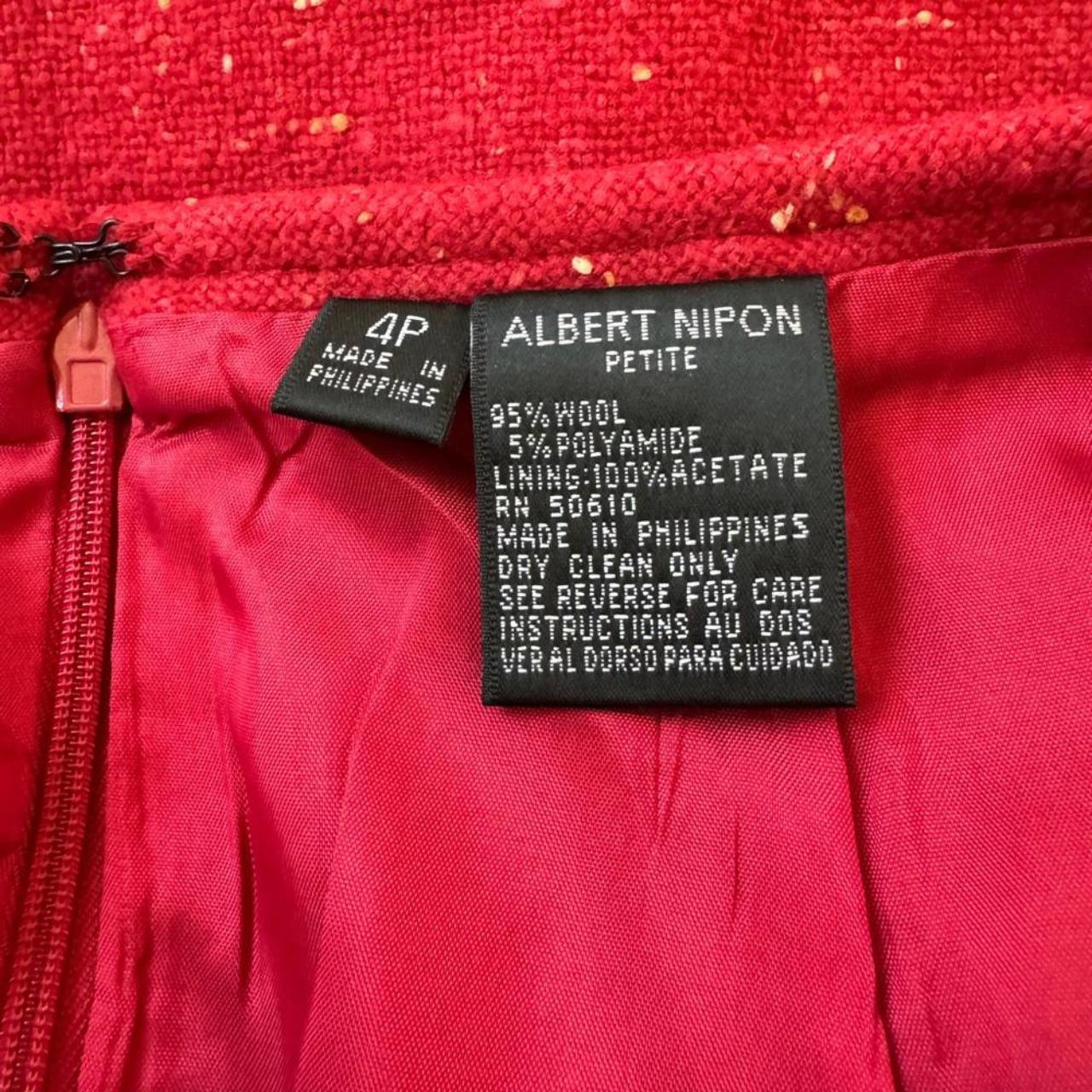 Albert Nipon Women's Midi Skirt - Red - 4 – Vinta… - image 7