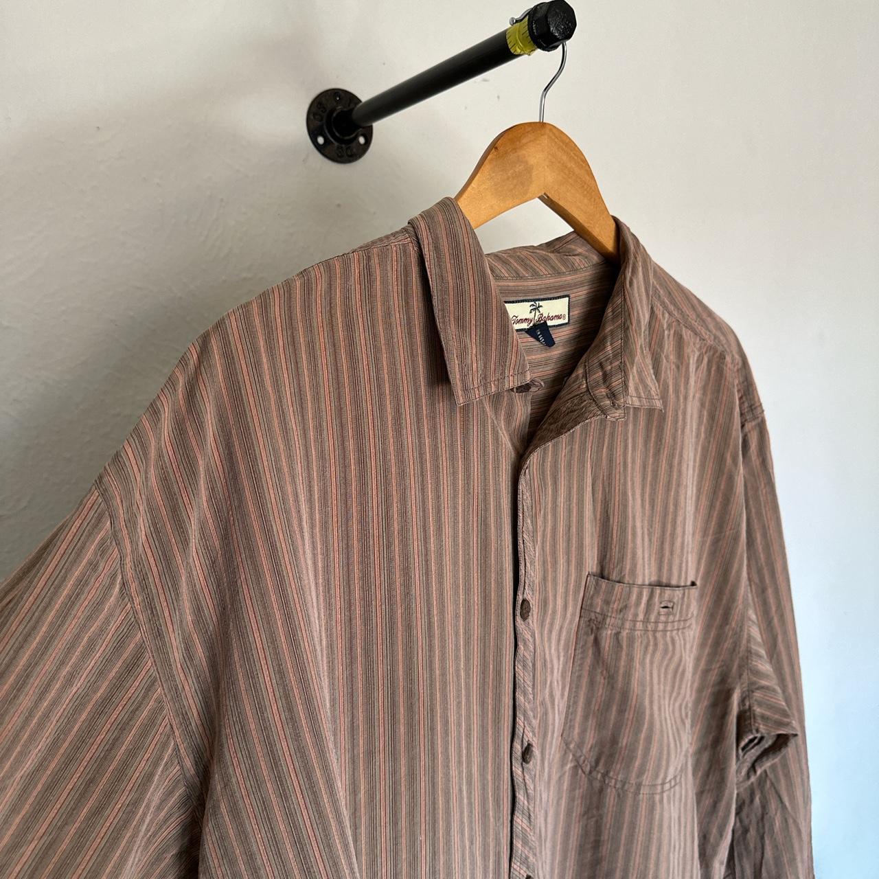 Tommy Bahama Shirt Mens XL Gray Long Sleeve - Depop