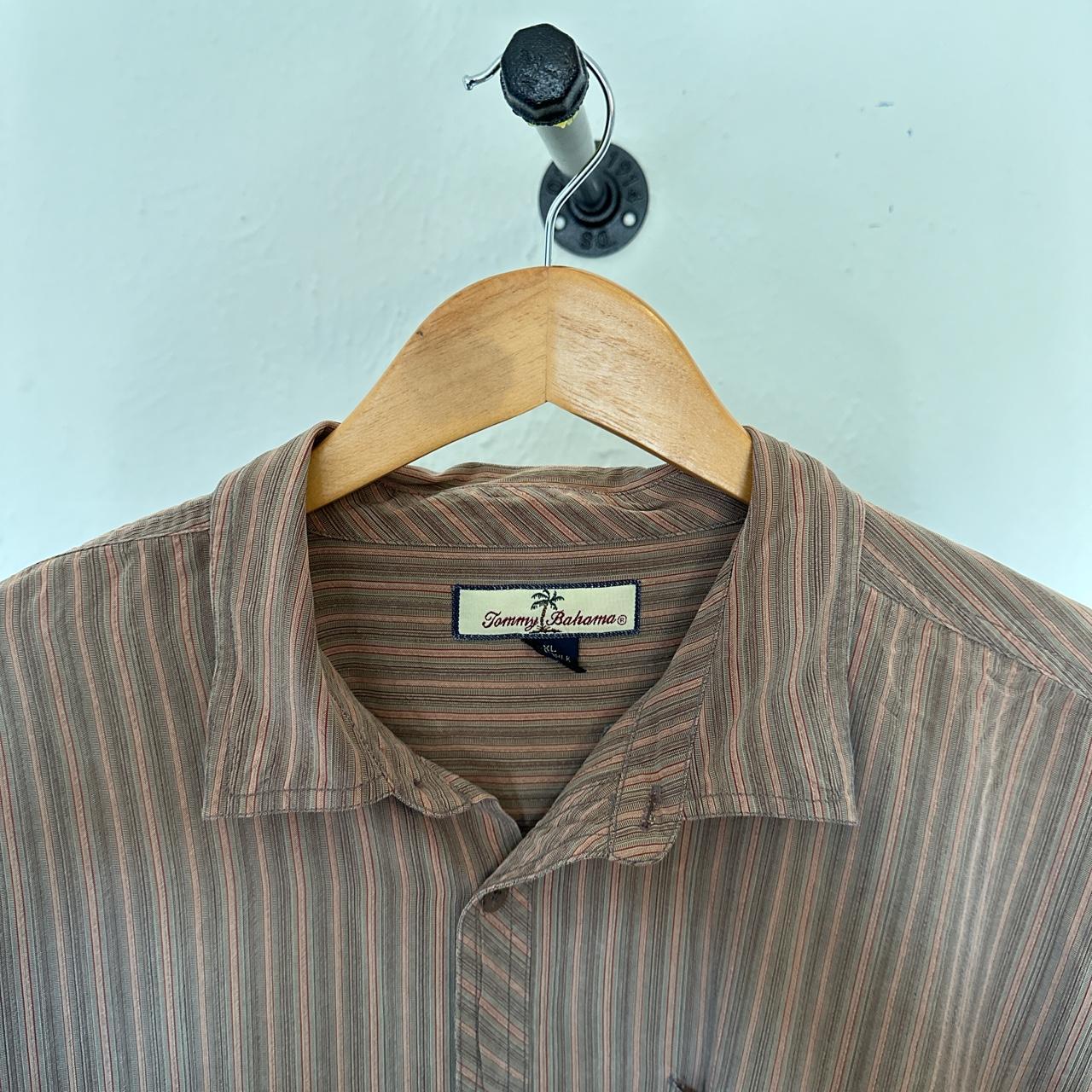 Tommy Bahama Shirt Mens XL Gray Long Sleeve - Depop