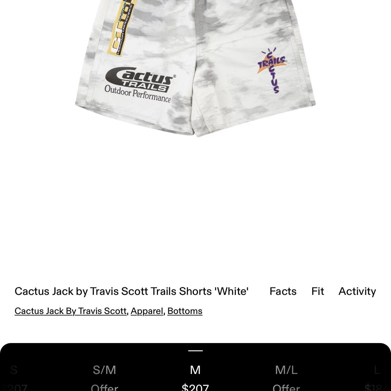 Cactus Jack Trail Shorts., Size: M, Slightly worn....