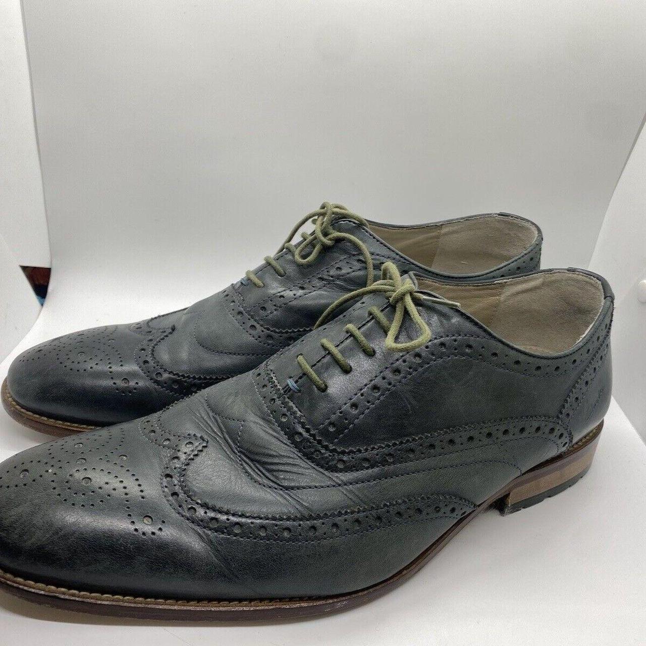 Clarks hot sale blue brogues