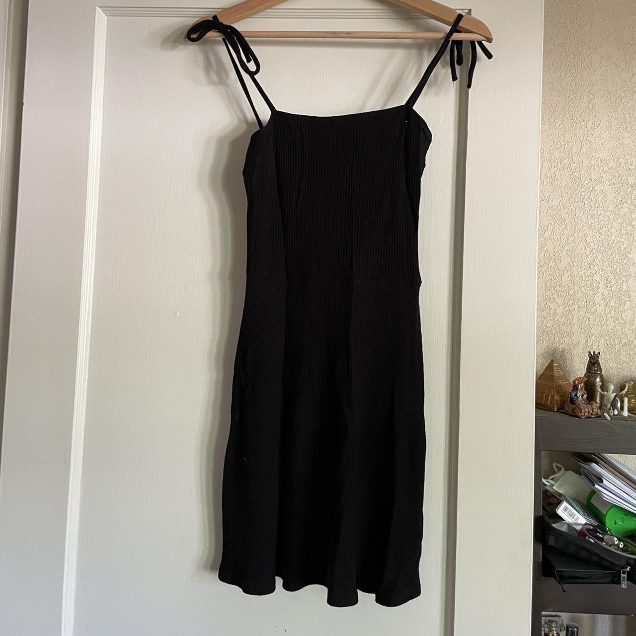 Reformation Women's Black Dress | Depop