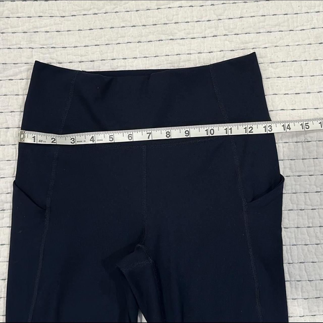 Fabletics high waisted PureLuxe Navy Blue crop... - Depop