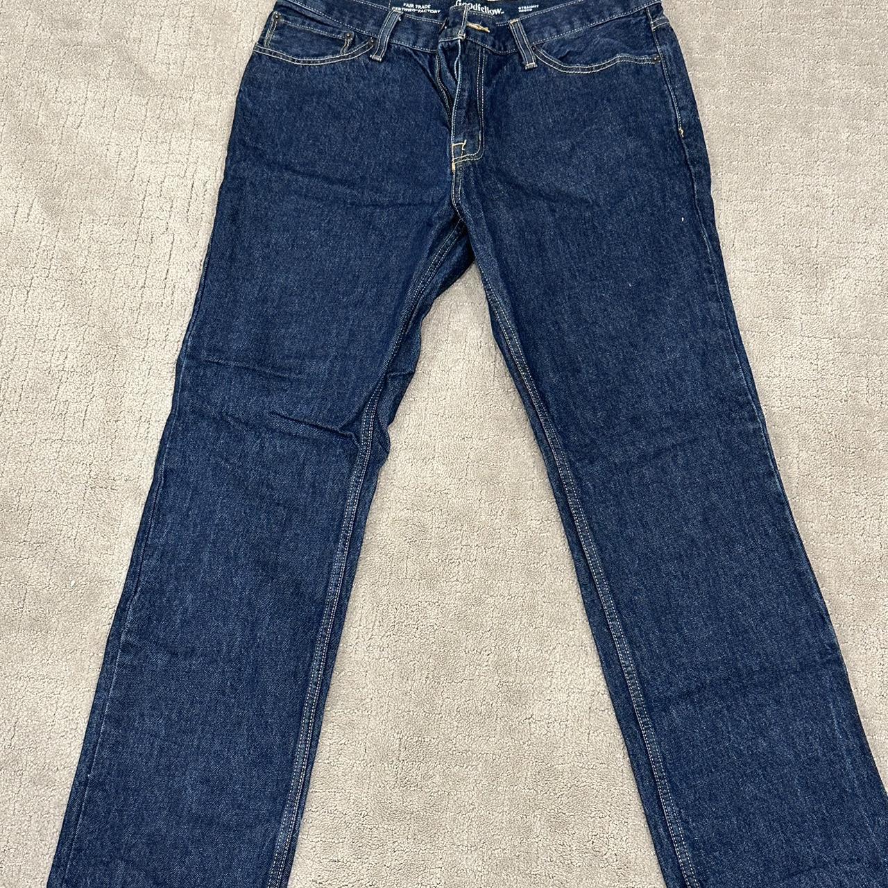 farmer jeans outlined (tall) - Depop