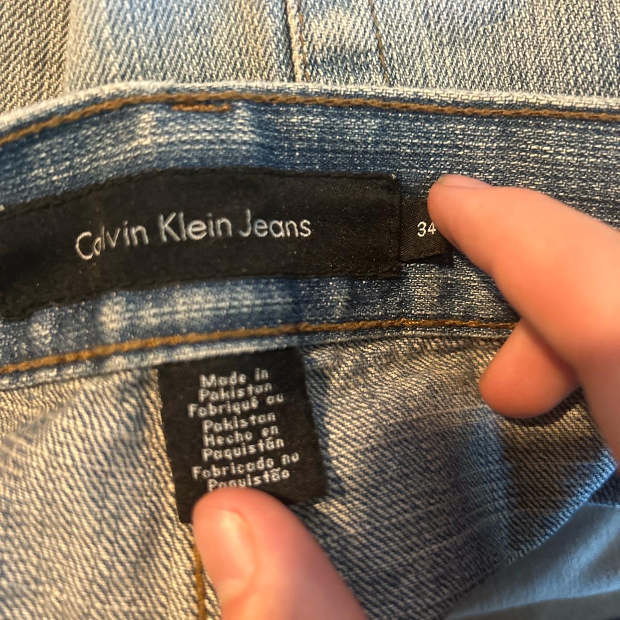Super baggy Calvin Klein jeans Super nice fade n... - Depop