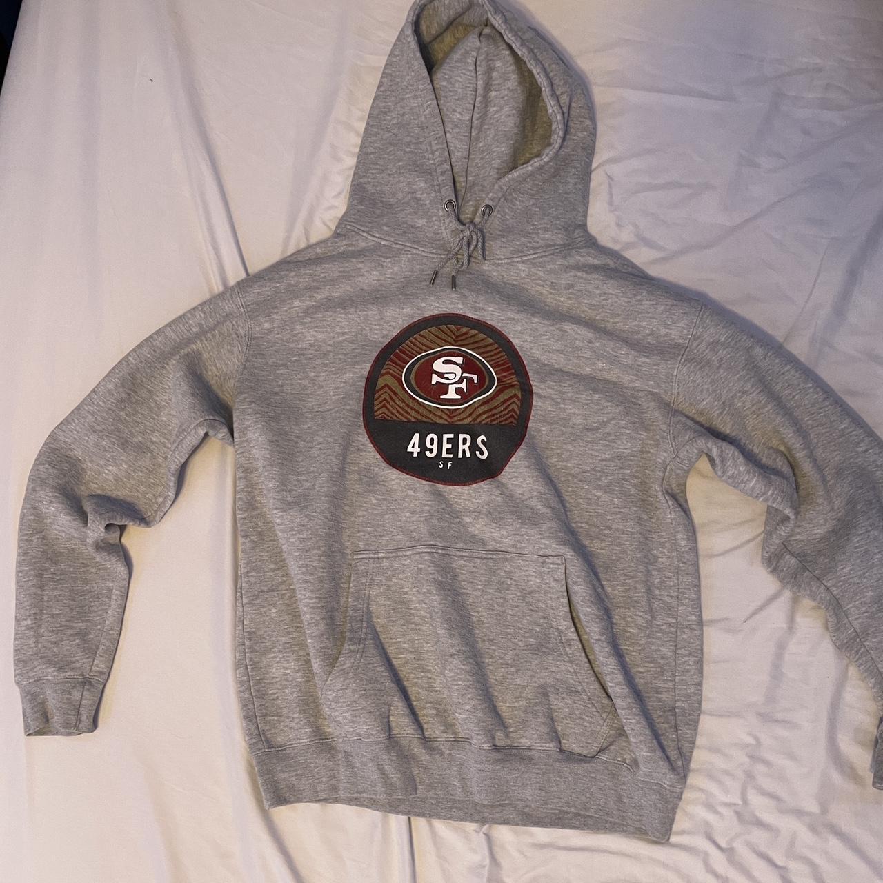 Like new, Red Nike San Francisco 49ers hoodie In a - Depop