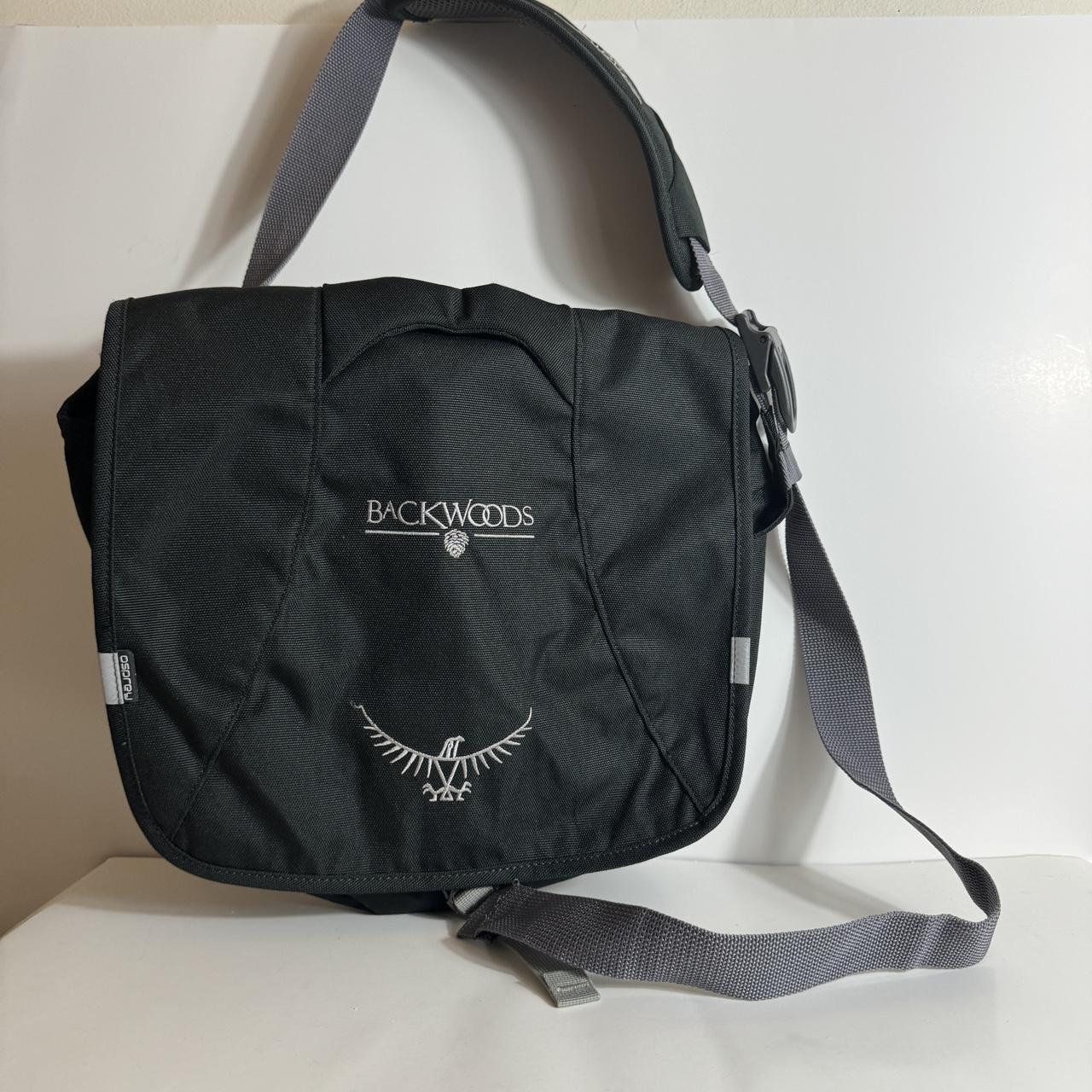 Osprey Backwoods Flap Mini Messenger Bag Black... Depop