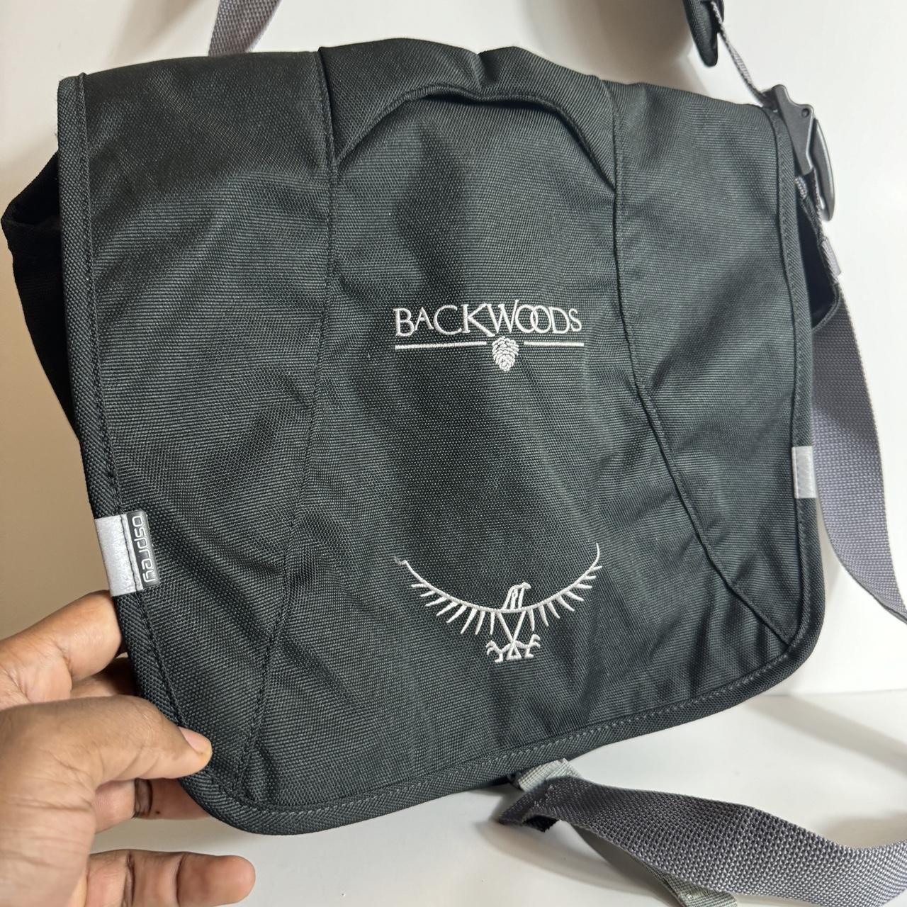 Osprey Backwoods Flap Mini Messenger Bag Black... Depop