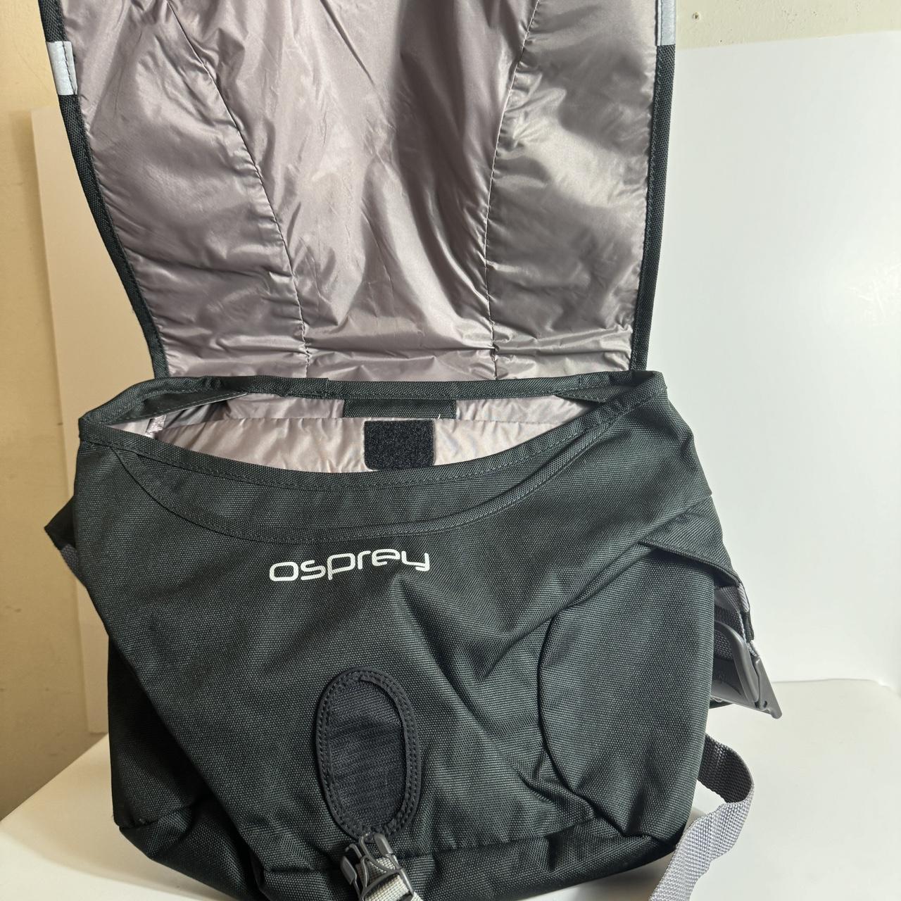 Osprey Backwoods Flap Mini Messenger Bag Black... - Depop