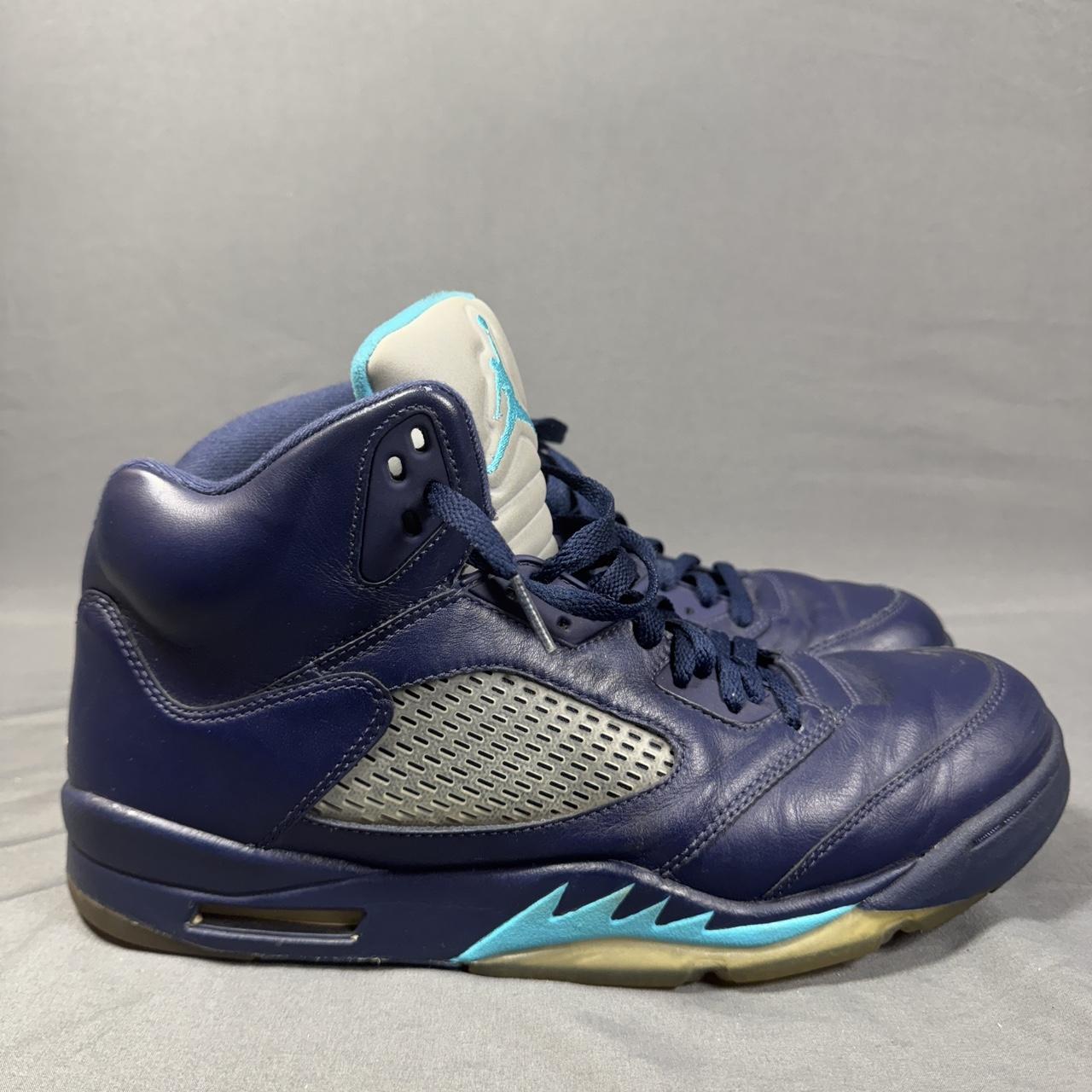 Jordan 5 Retro Pre Grape Midnight Navy Hornets Men s. Depop