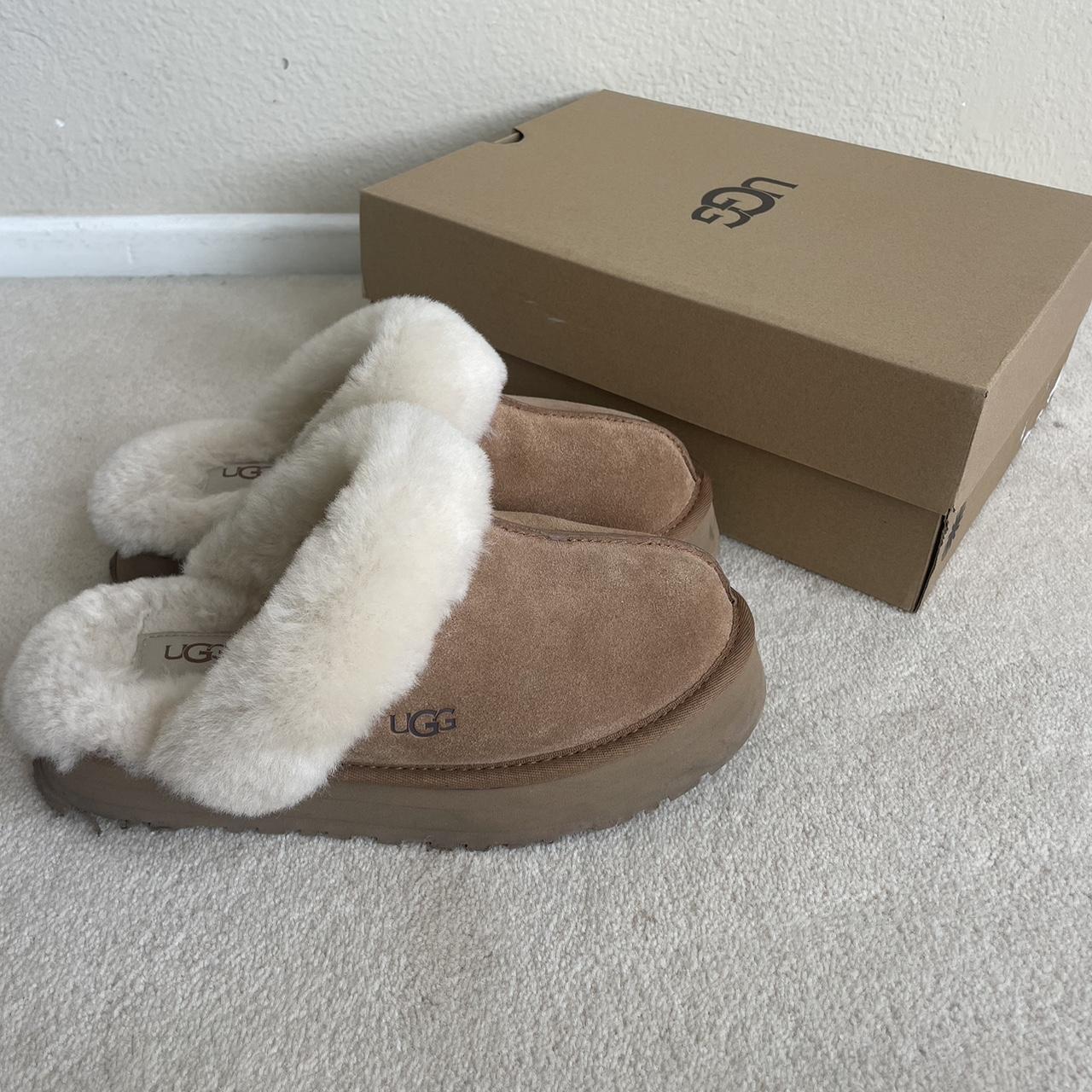 Ugg Womens Tan Slippers Depop 8542