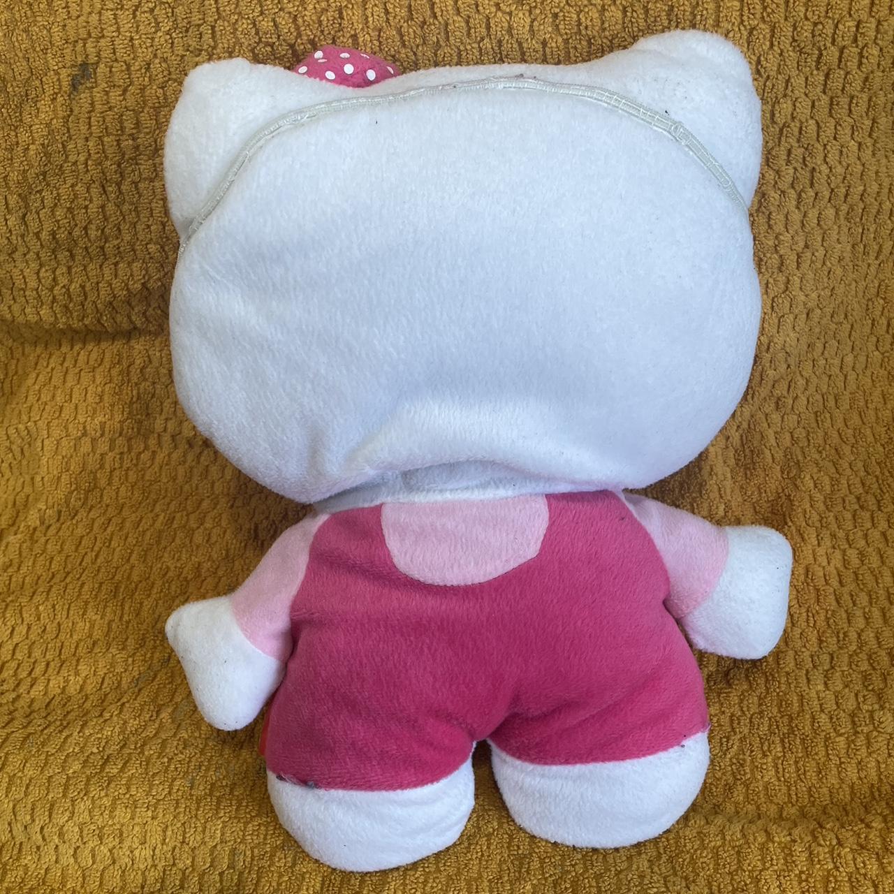 Pink hello kitty frog plush with lily pad. Very cute - Depop