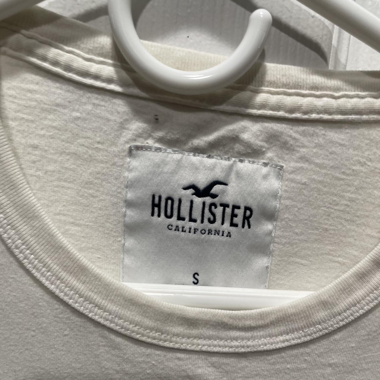 Hollister T shirt. White Hollister California T - Depop