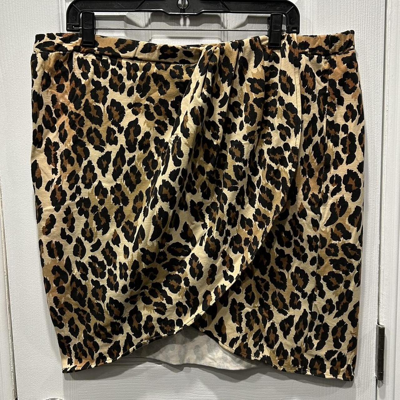 Cheetah top wrap skirt