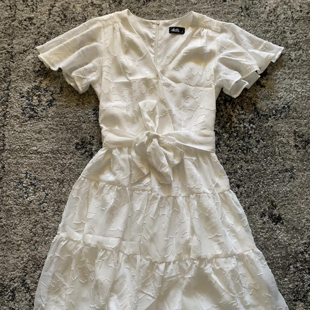 Dotti white mini dress - Depop