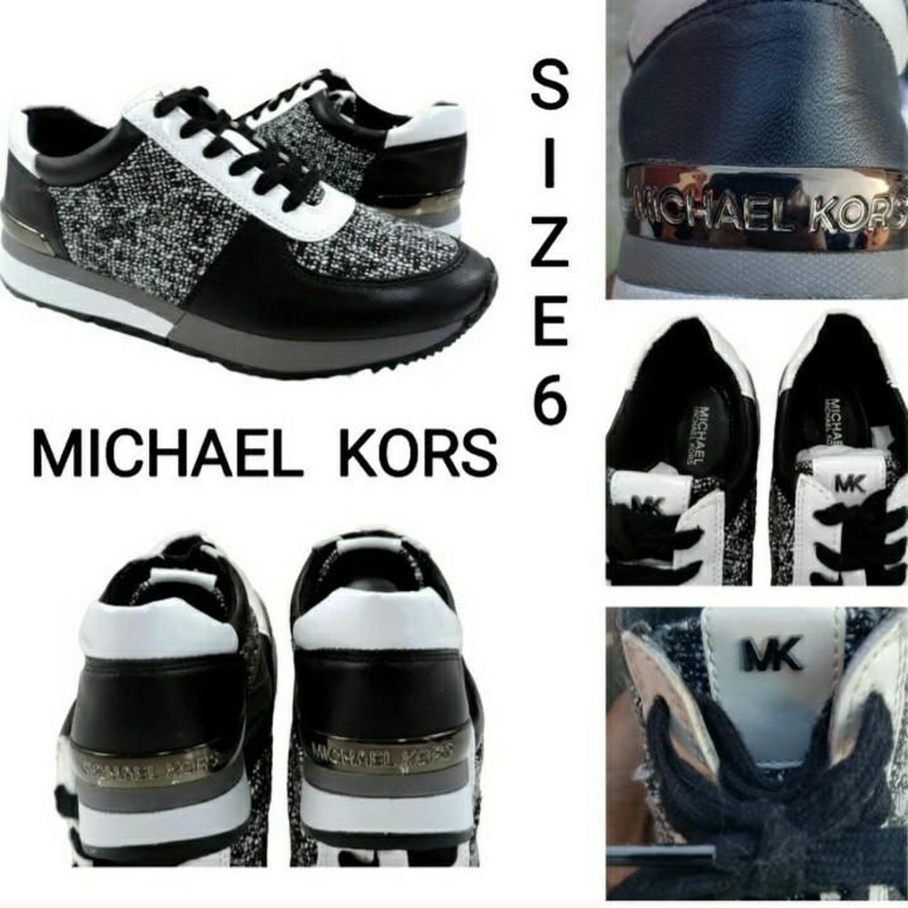 Michael kors black allie on sale trainers