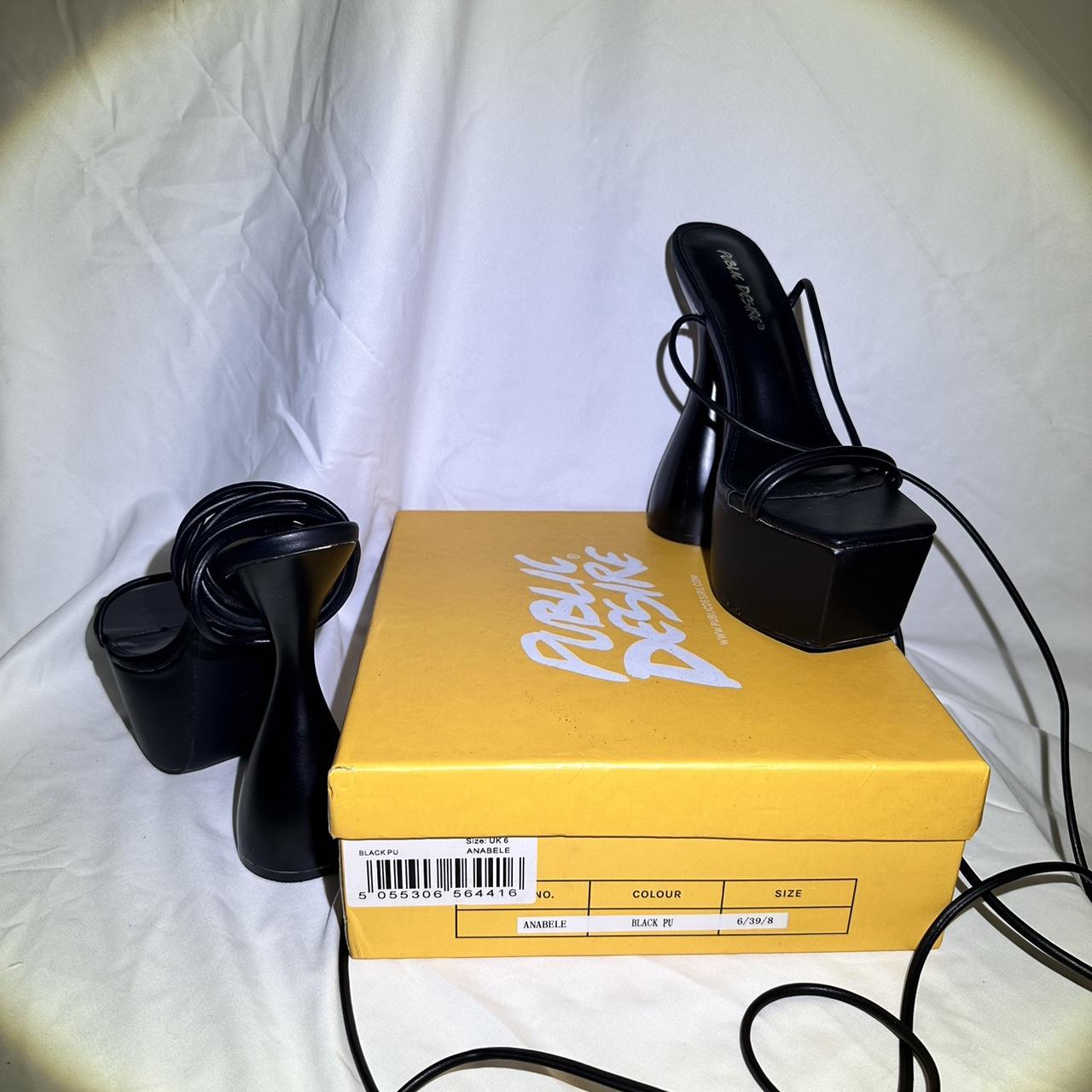 Public Desire Women's Black Courts Depop